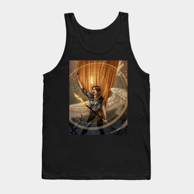 Words of Power Tank Top by paintedmonk